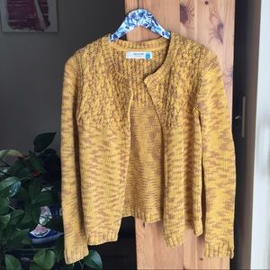 Anthro Sparrow Lodi Yellow Cardigan, Size XS